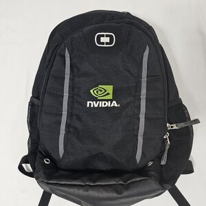 OGIO NVIDIA Backpack Black Gray Promo Laptop Bag 18" Padded Straps Multi-Pocket